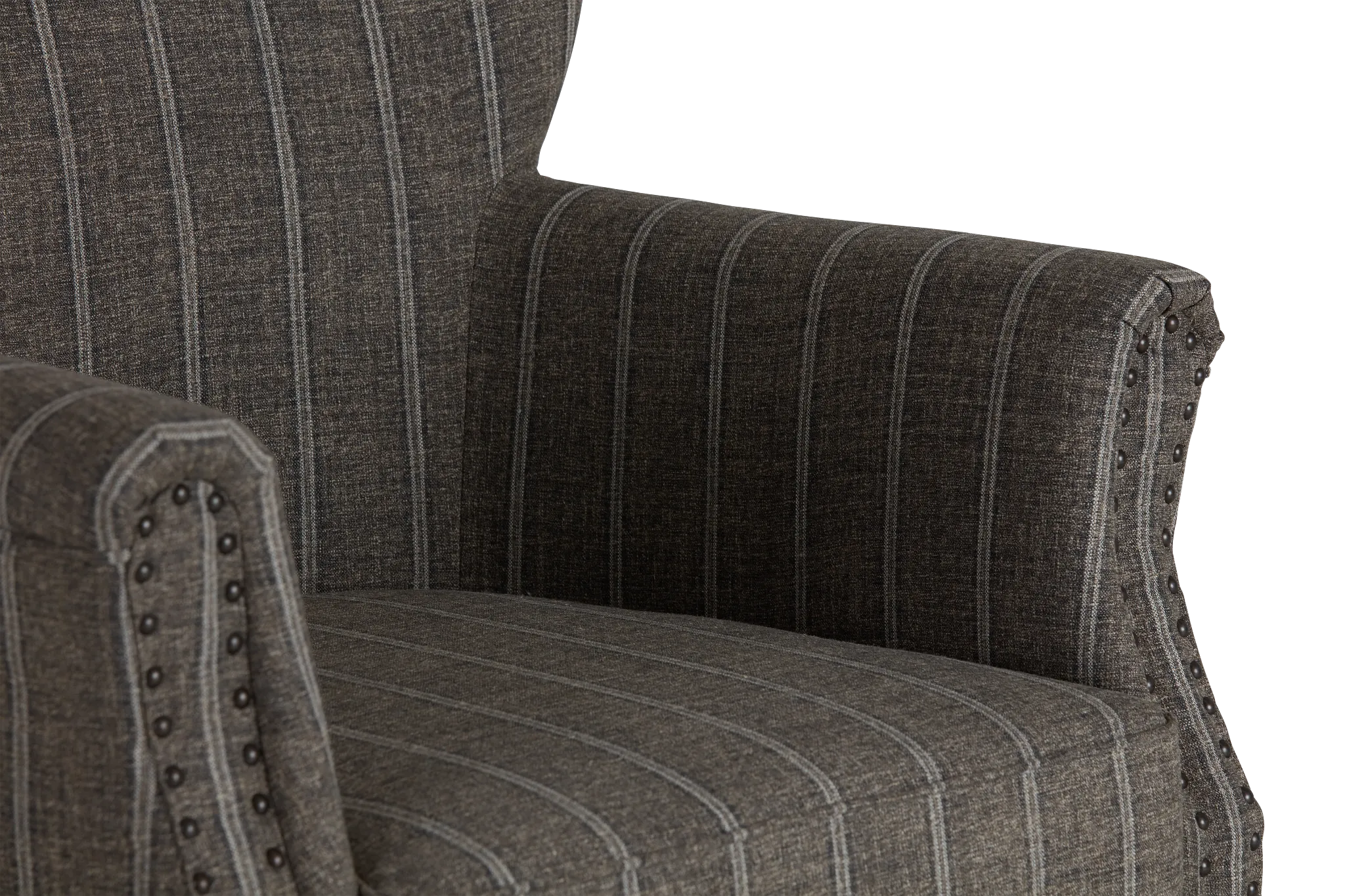 Layla Brown Fabric Accent Chair