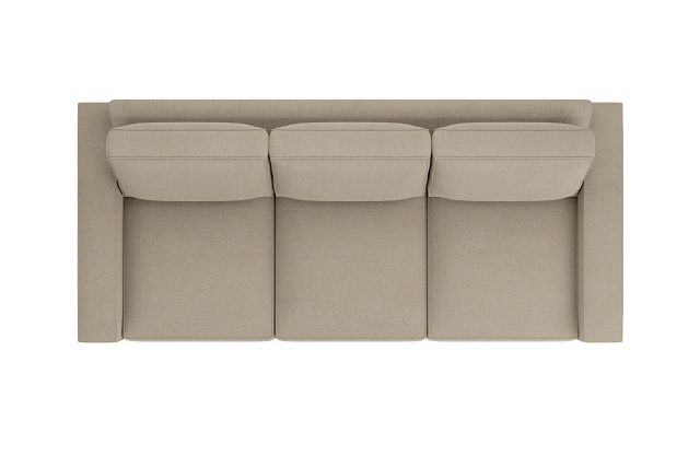 Edgewater Elite Taupe 96" Sofa W/ 3 Cushions