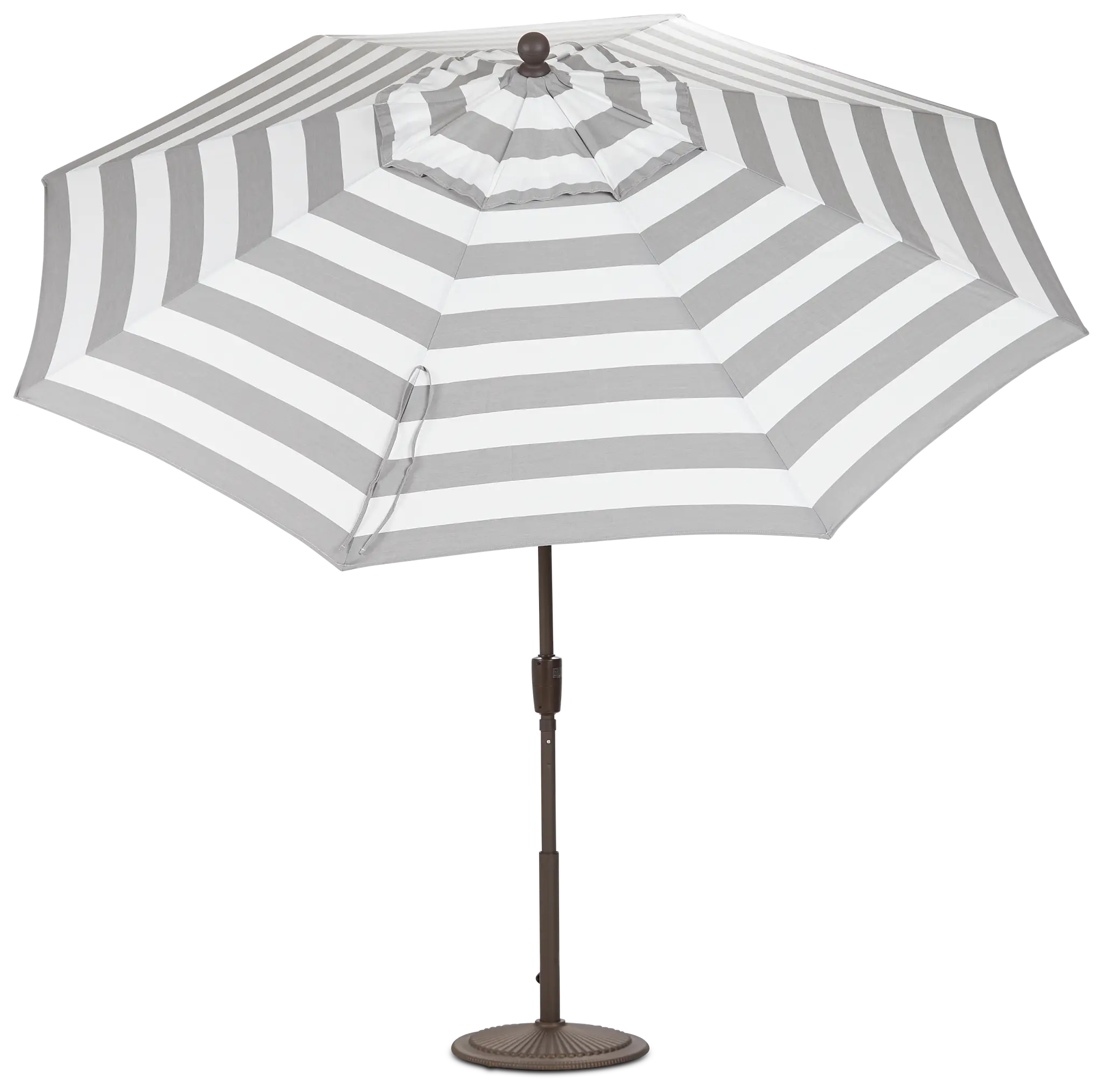 Maui Gray Stripe Umbrella Set Maui Gray Stripe Umbrella Set