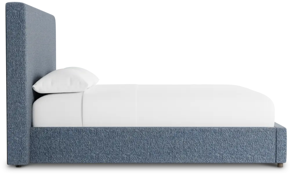 Grayton Maguire Blue 54" Upholstered Platform Bed Grayton Maguire Blue 54" Upholstered Platform Bed
