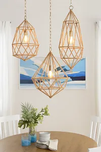 Bede Jute Chandelier
