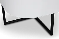 Harlan White Rect Coffee Table