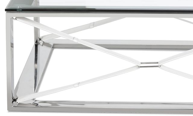 Mavis Glass Square Coffee Table