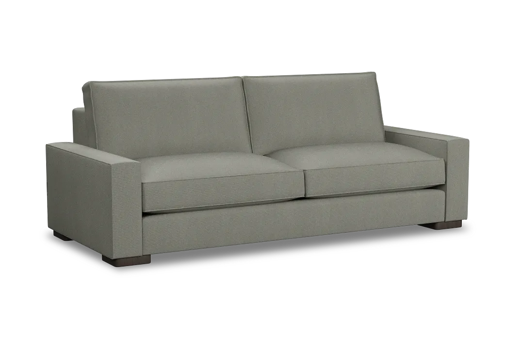 Edgewater Delray Pewter 96" Sofa W/ 2 Cushions