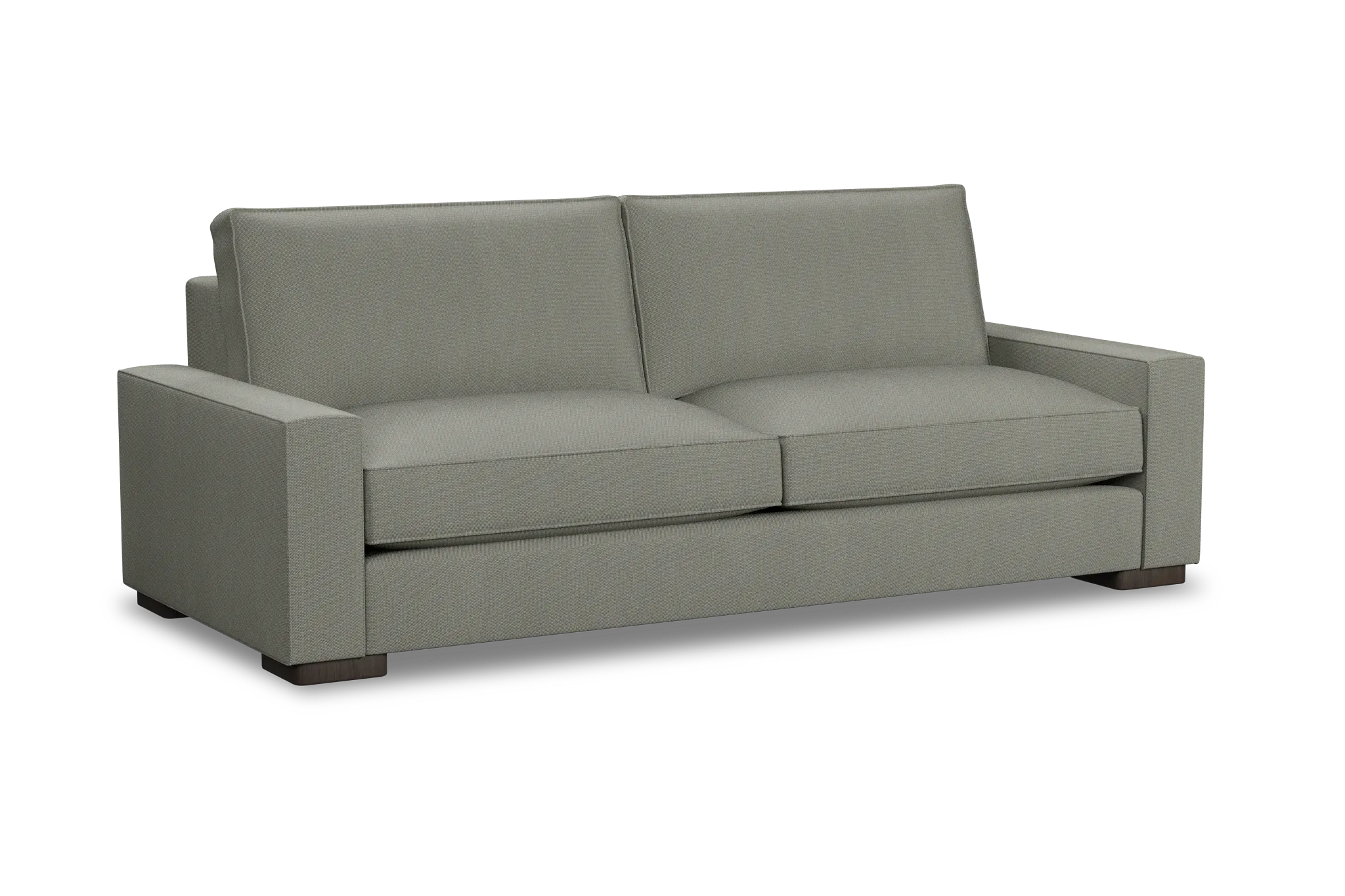 Edgewater Delray Pewter 96" Sofa W/ 2 Cushions