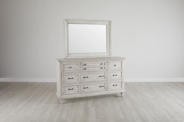 Sonoma Ivory Dresser & Mirror