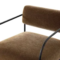 Four Hands Zoro Brown Velvet Accent Chair