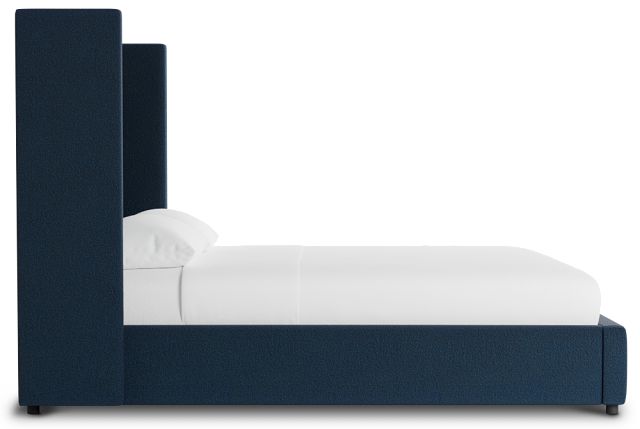 Captiva Elite Navy 60" Upholstered Shelter Bed