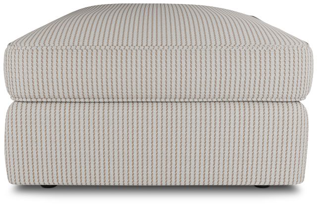 Siesta Lucy Light Beige Fabric Ottoman
