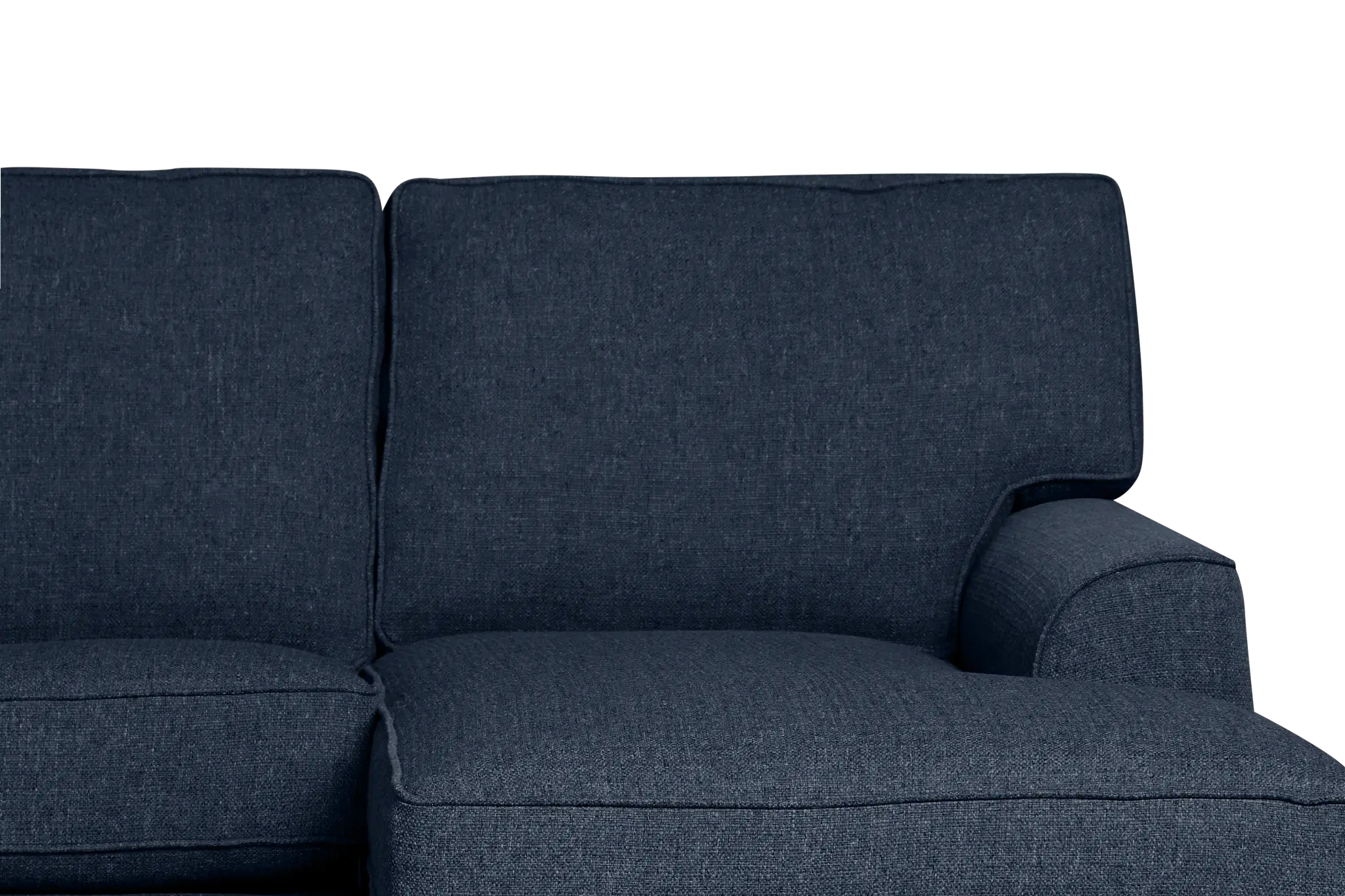 Sinclair Dark Blue Fabric Right Chaise Memory Foam Sleeper Sectional Sinclair Dark Blue Fabric Right Chaise Memory Foam Sleeper Sectional