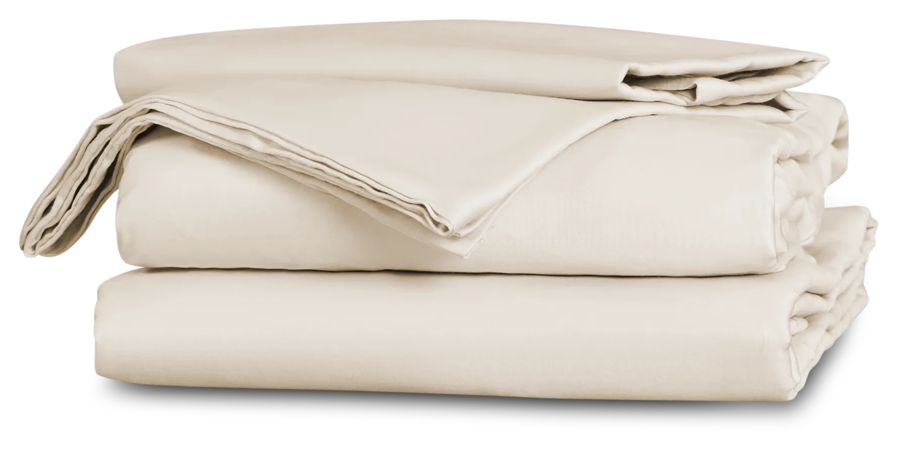 Rest & Renew Cotton Sateen Beige 300 Thread Sheet Set