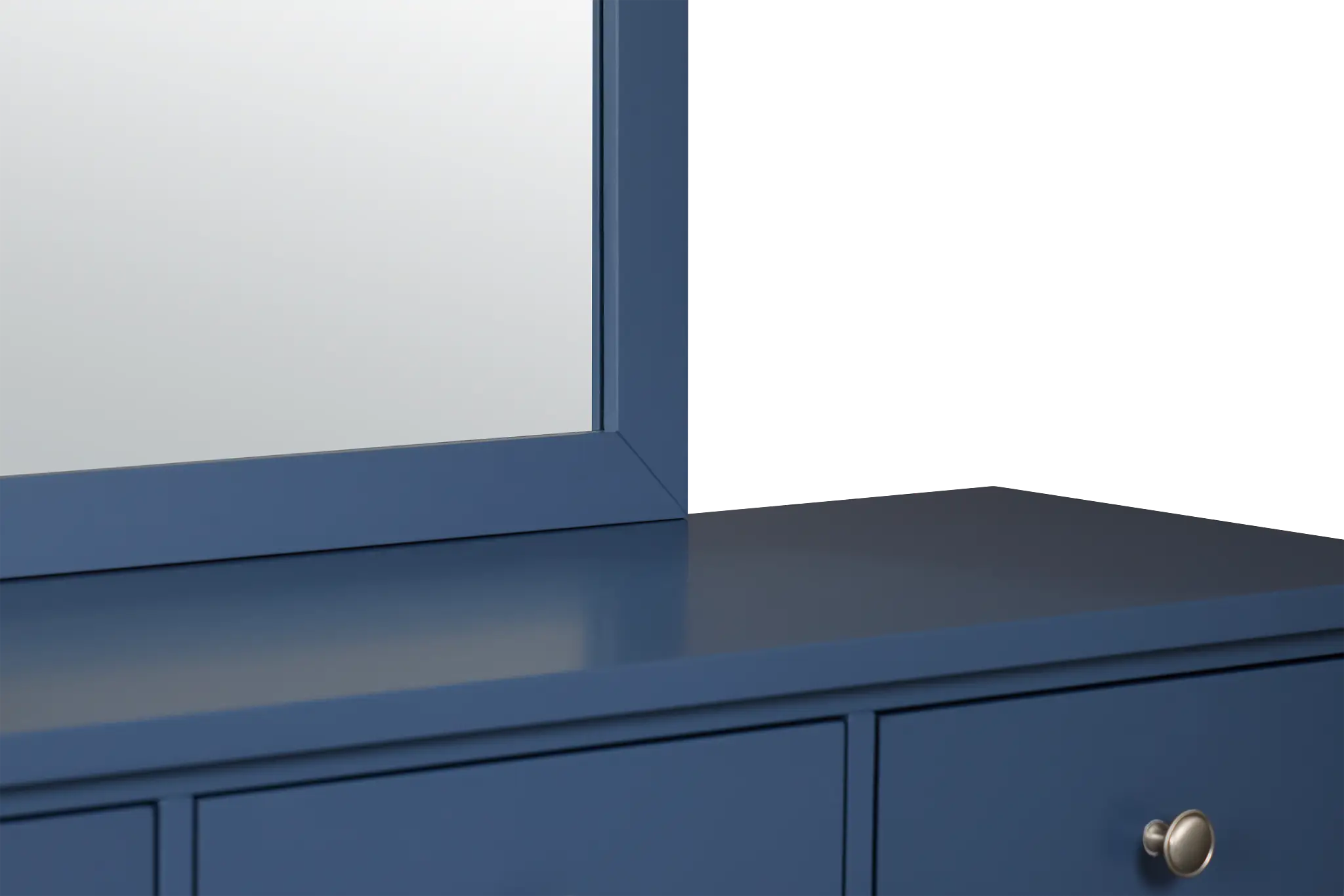 Charleston Dark Blue Dresser & Mirror Charleston Dark Blue Dresser & Mirror