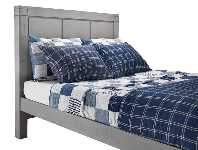 Piermont Gray Panel Bed
