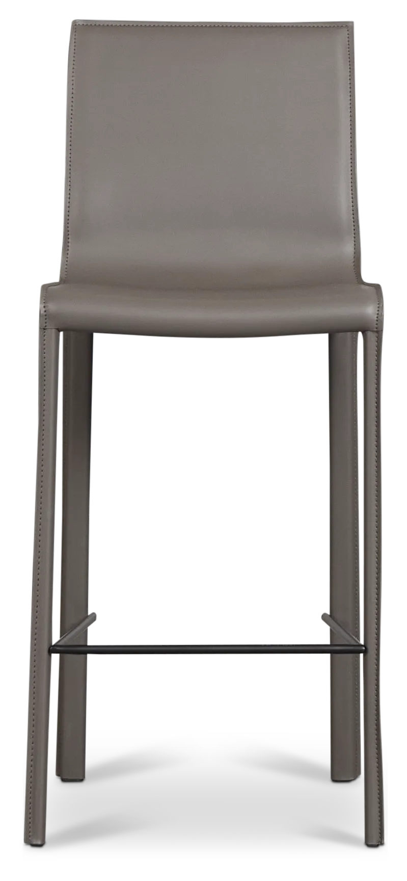 Lagos Gray 27" Upholstered Barstool
