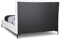 Emit Ivory Uph Panel Bed