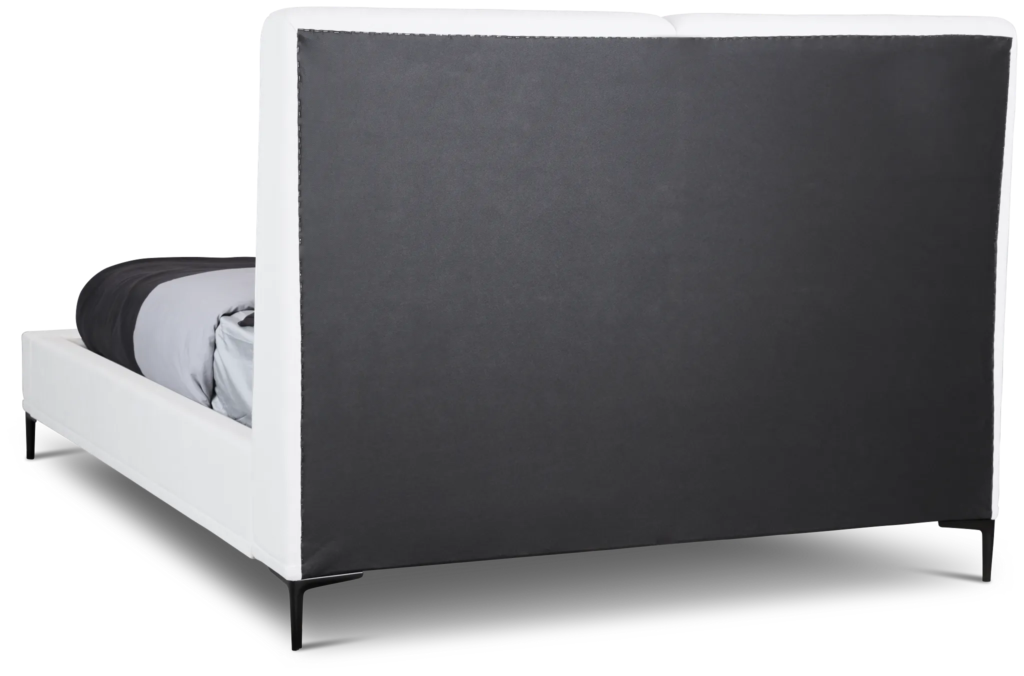 Emit Ivory Uph Panel Bed