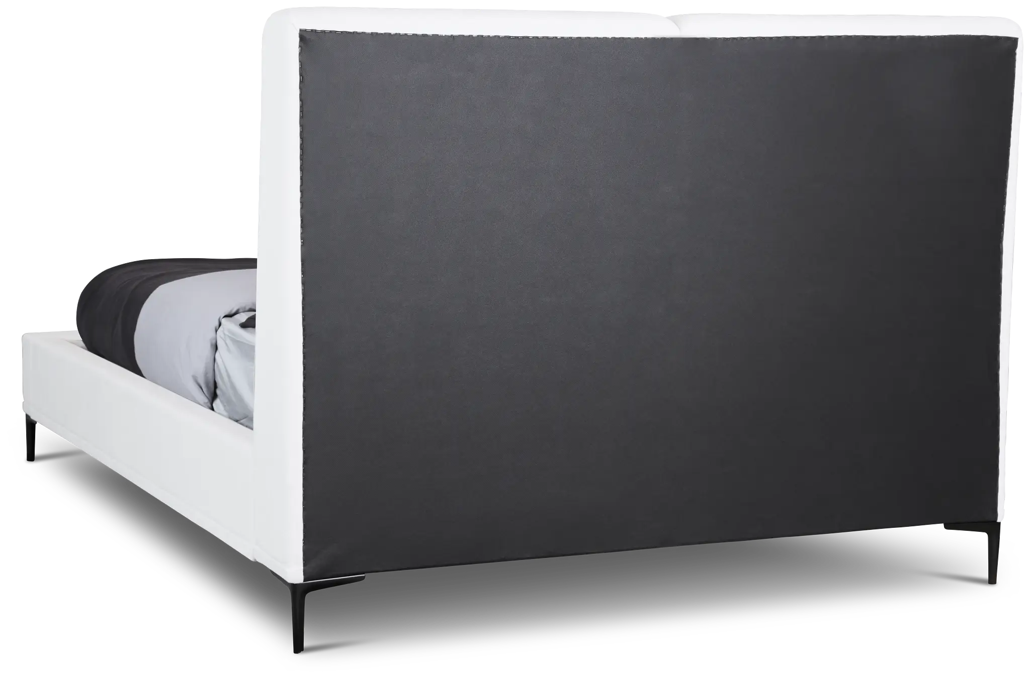 Emit Ivory Uph Panel Bed Emit Ivory Uph Panel Bed