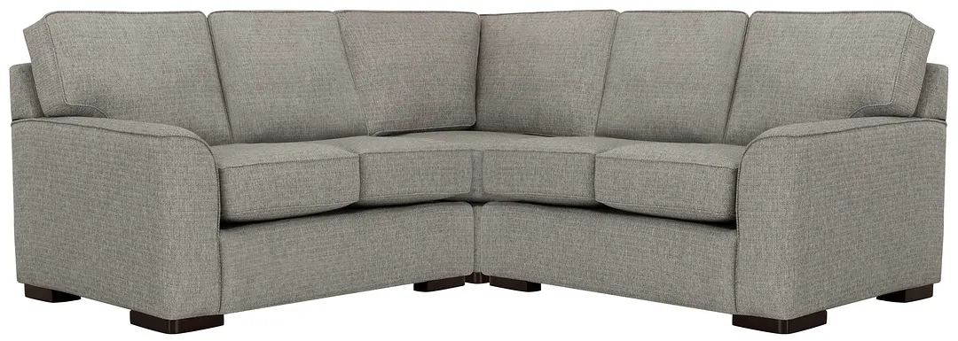 Austin Gray Fabric Small Two-arm Sectional
