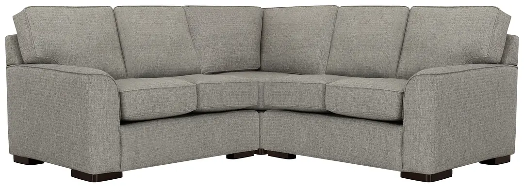 Austin Gray Fabric Small Two-arm Sectional Austin Gray Fabric Small Two-arm Sectional