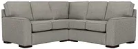 Austin Gray Fabric Small Two-arm Sectional