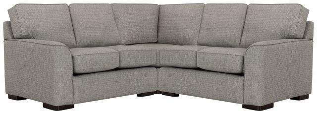 Austin Gray Fabric Small Two-arm Sectional