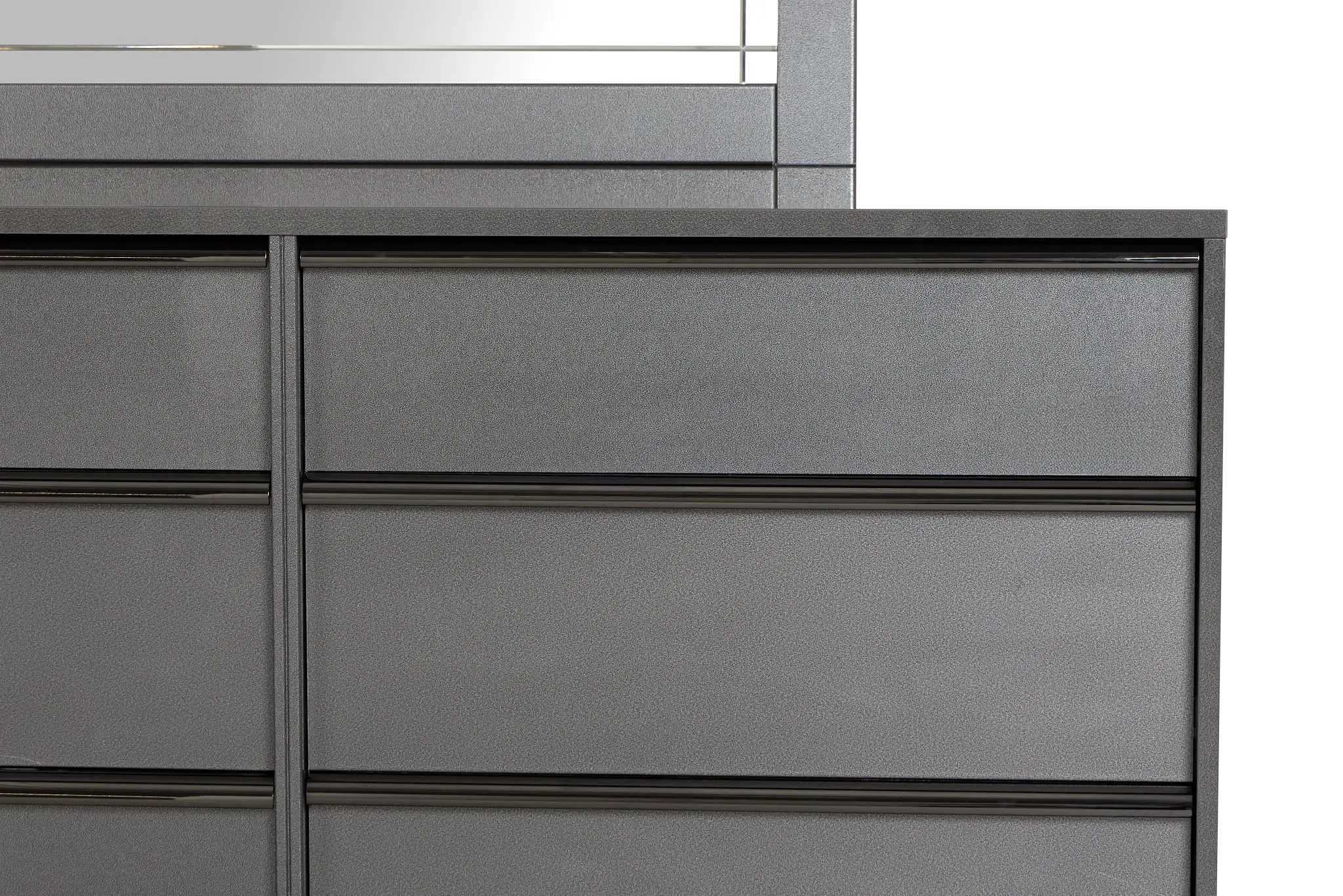 Davie Gray Dresser & Mirror Davie Gray Dresser & Mirror