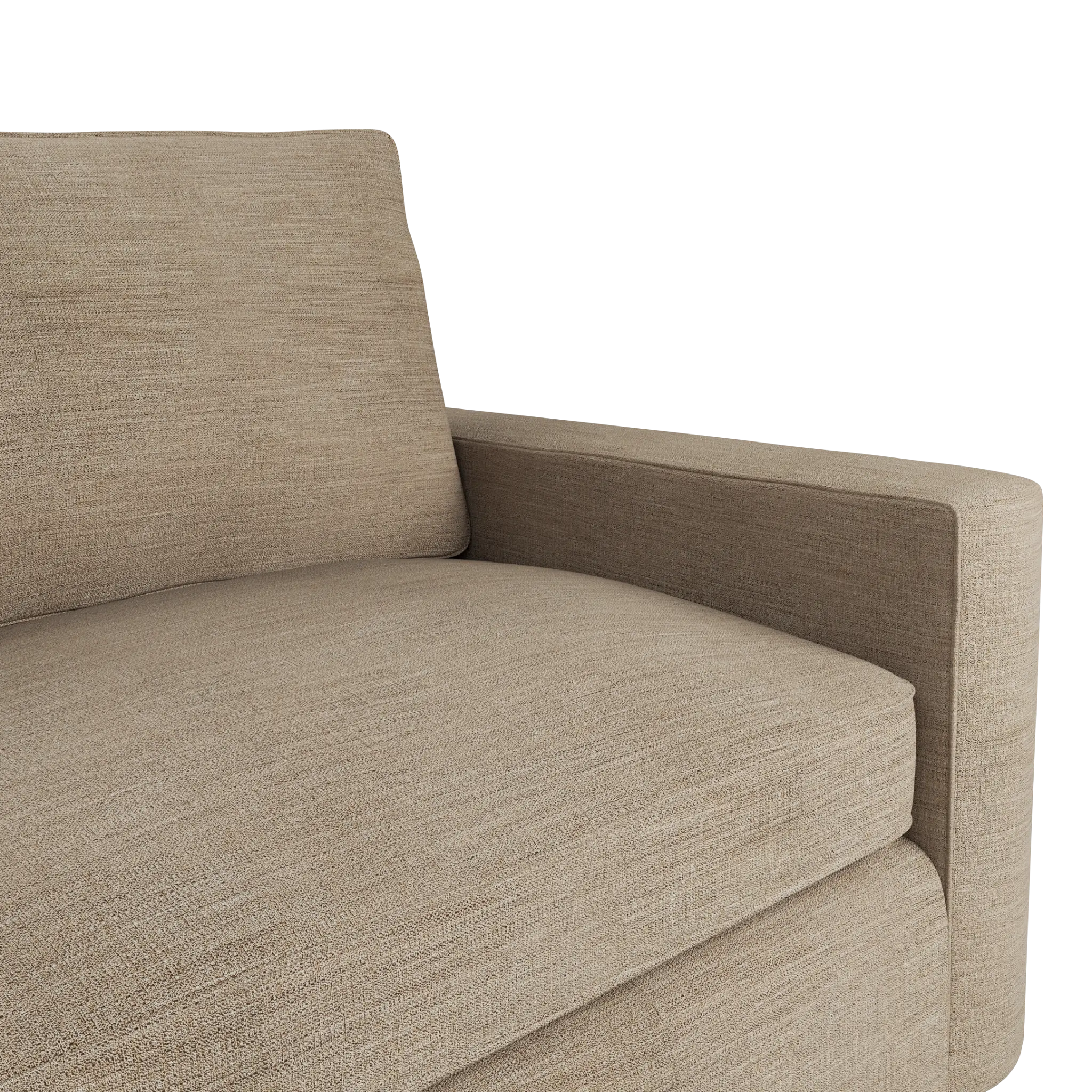 Siesta Victory Taupe Small Memory Foam Sleeper Siesta Victory Taupe Small Memory Foam Sleeper