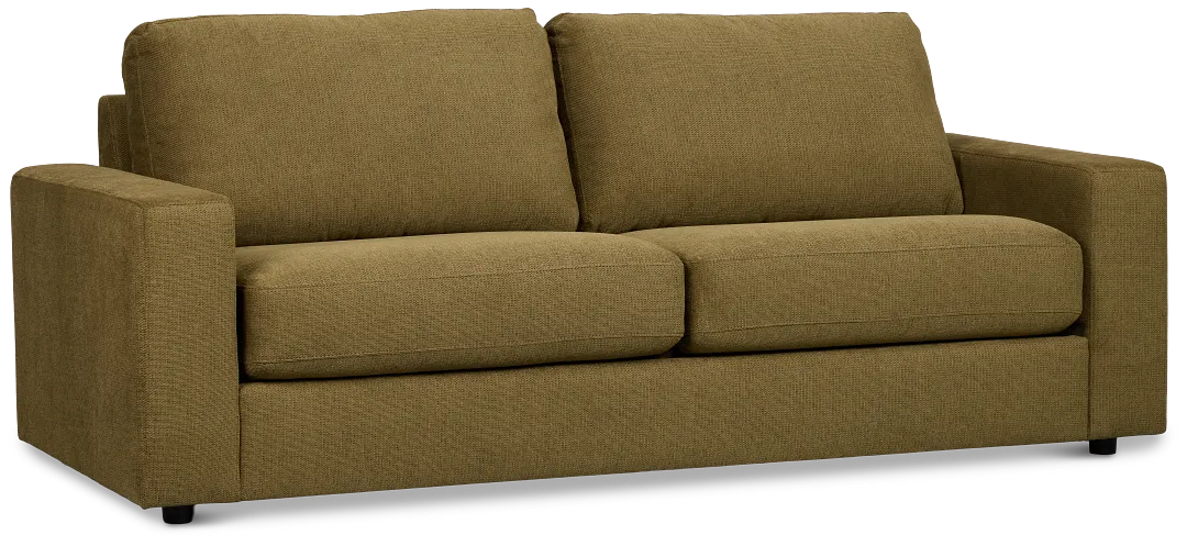 Carmen Green Fabric Memory Foam Sleeper