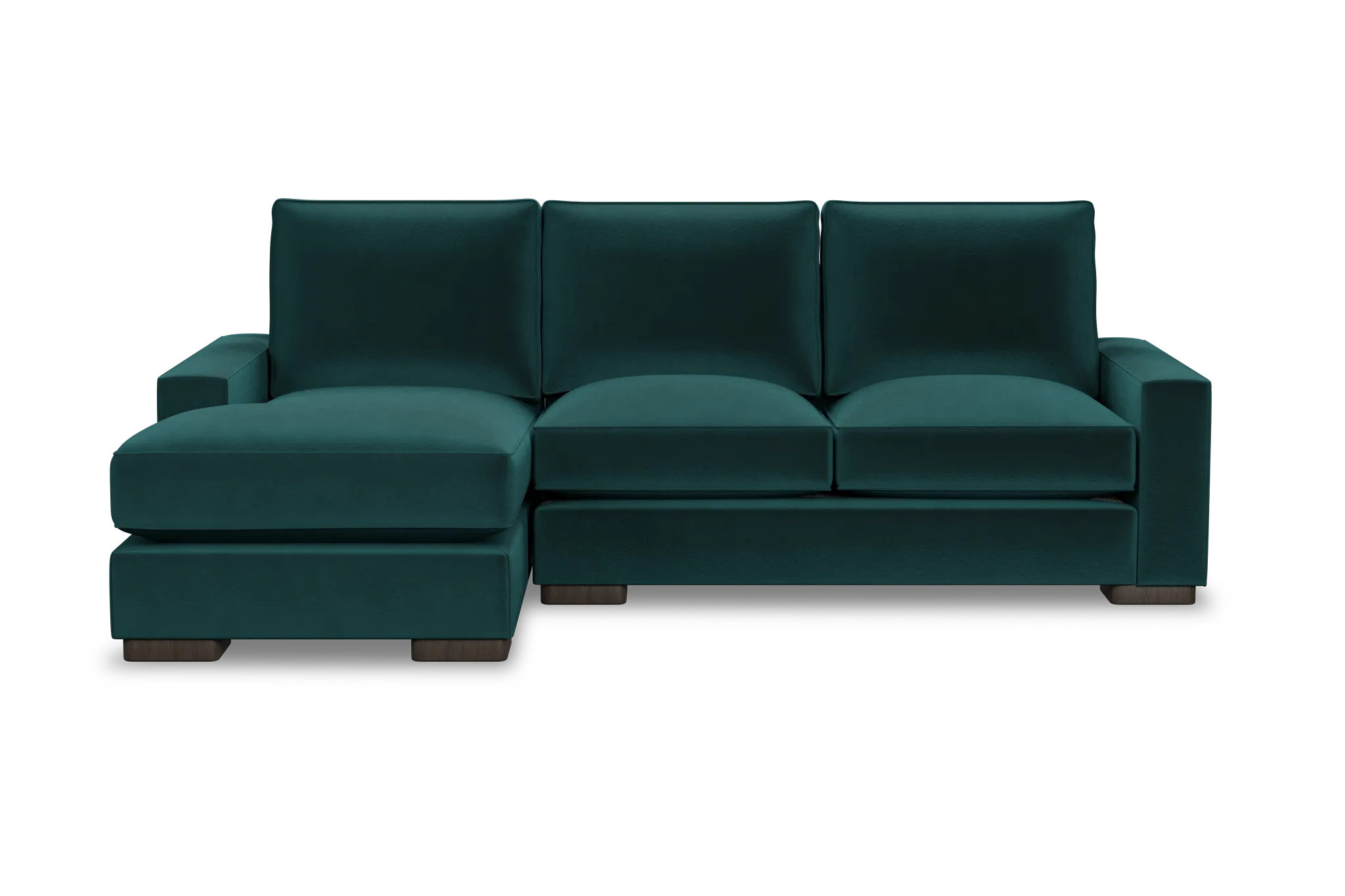 Edgewater Joya Teal Left Chaise Sectional