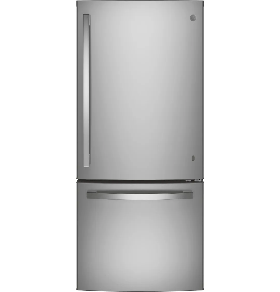 Ge 21 Series Stainless Steel Bottom Freezer Refrigerator