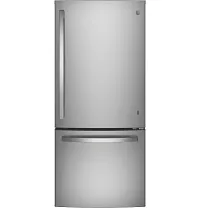 Ge 21 Series Stainless Steel Bottom Freezer Refrigerator