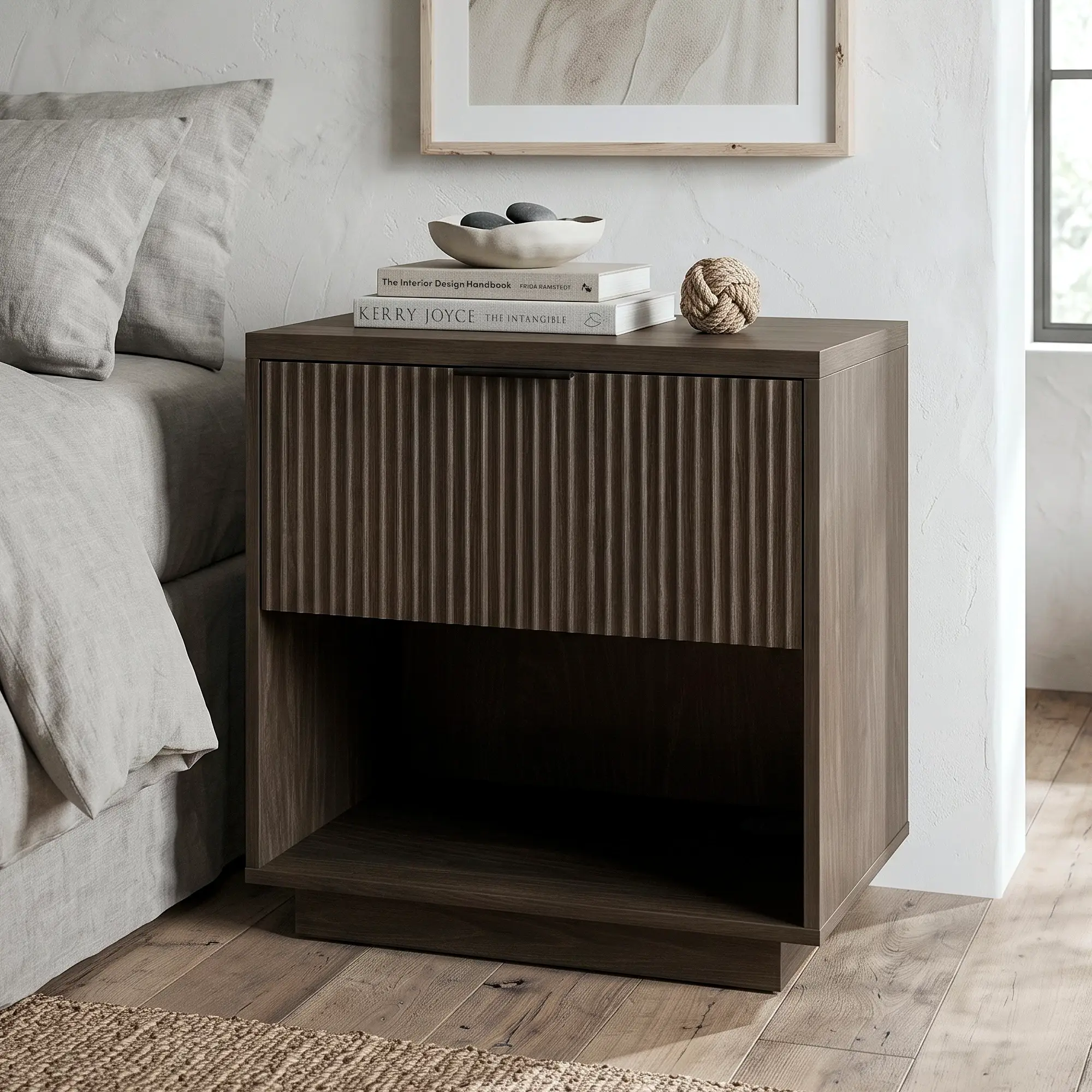 Conti Dark Tone Nightstand Conti Dark Tone Nightstand