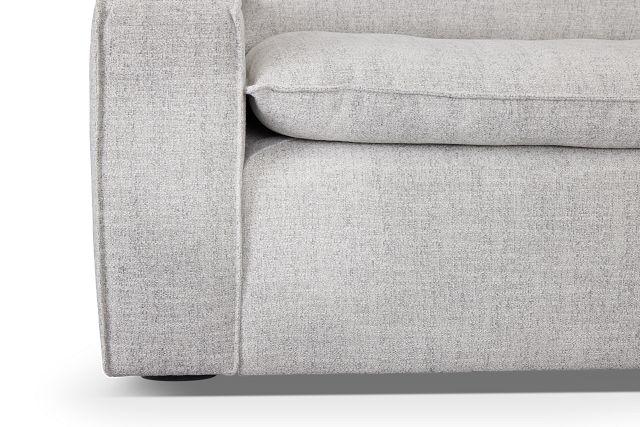 Aurora Light Gray Micro Small Two-arm Sectional