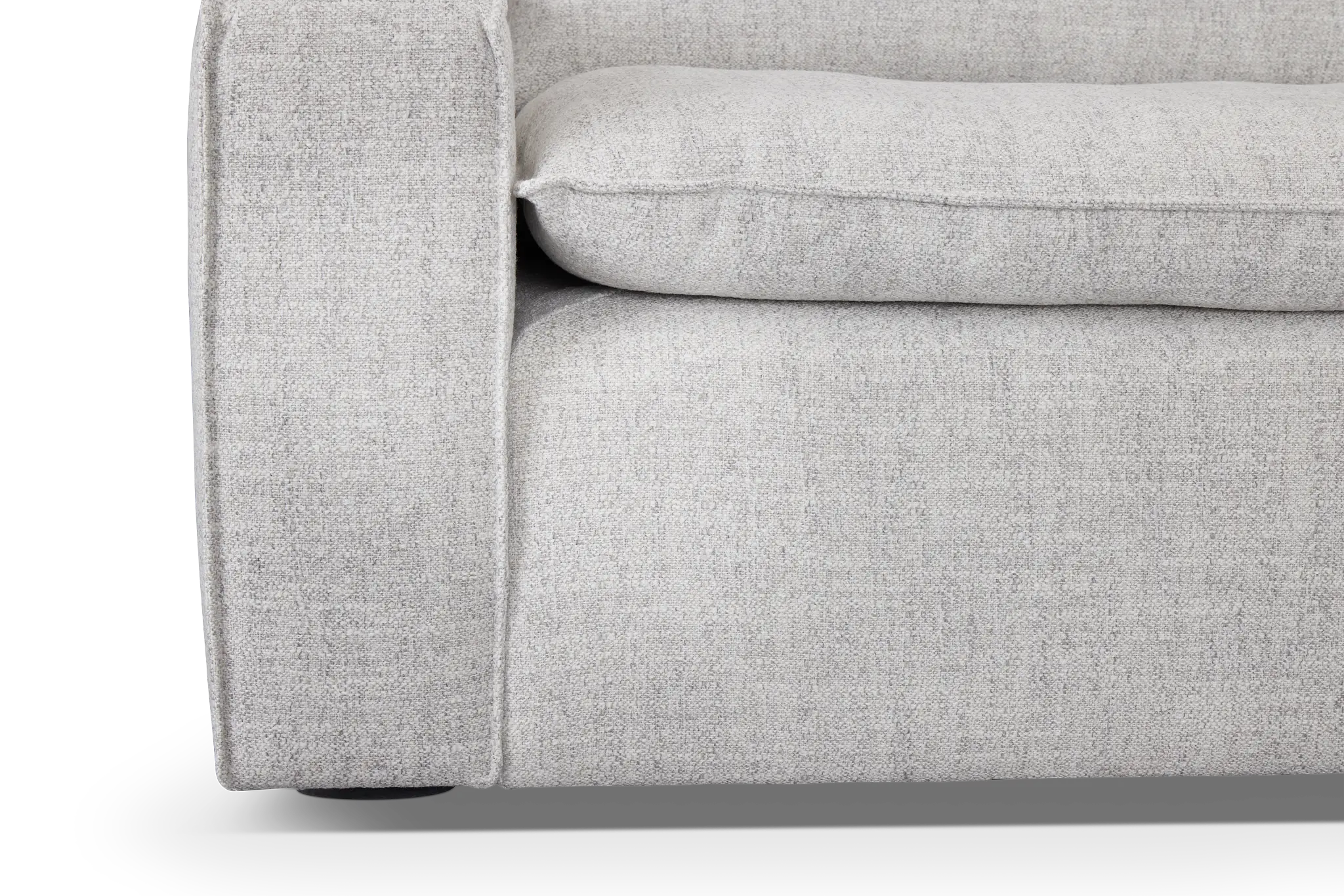 Aurora Light Gray Micro Small Two-arm Sectional Aurora Light Gray Micro Small Two-arm Sectional