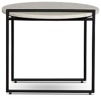 Echo White Accent Table