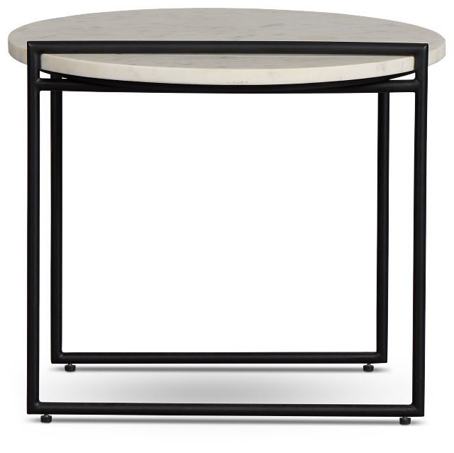 Echo White Accent Table