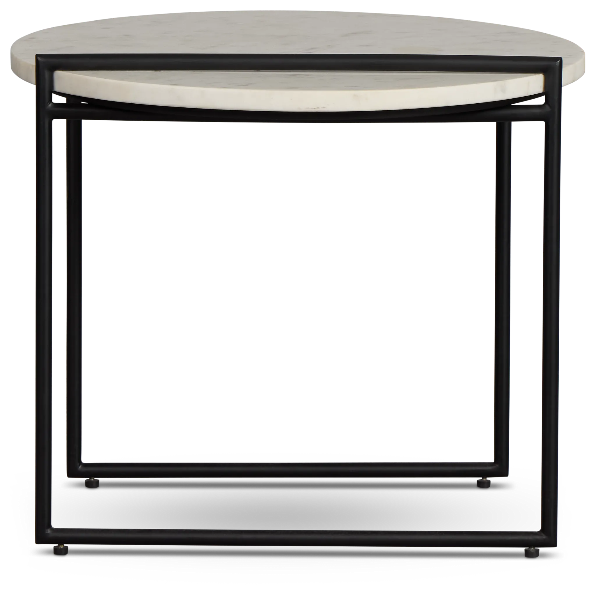 Echo White Accent Table