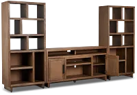 Richmond Light Tone 64" Open Pier Entertainment Wall