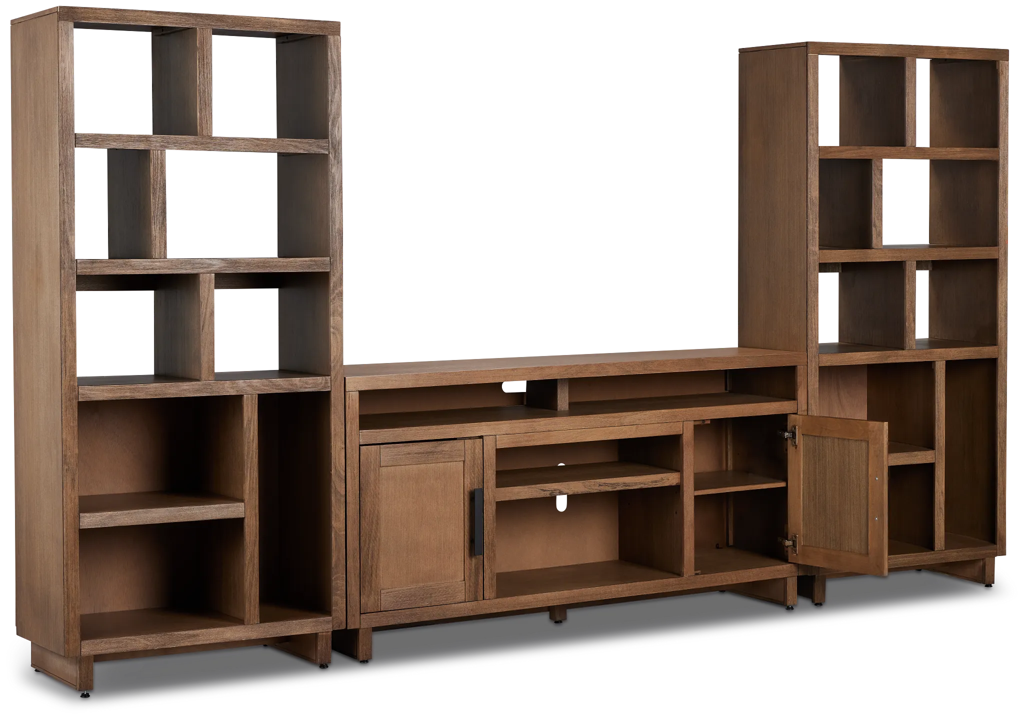 Richmond Light Tone 64" Open Pier Entertainment Wall