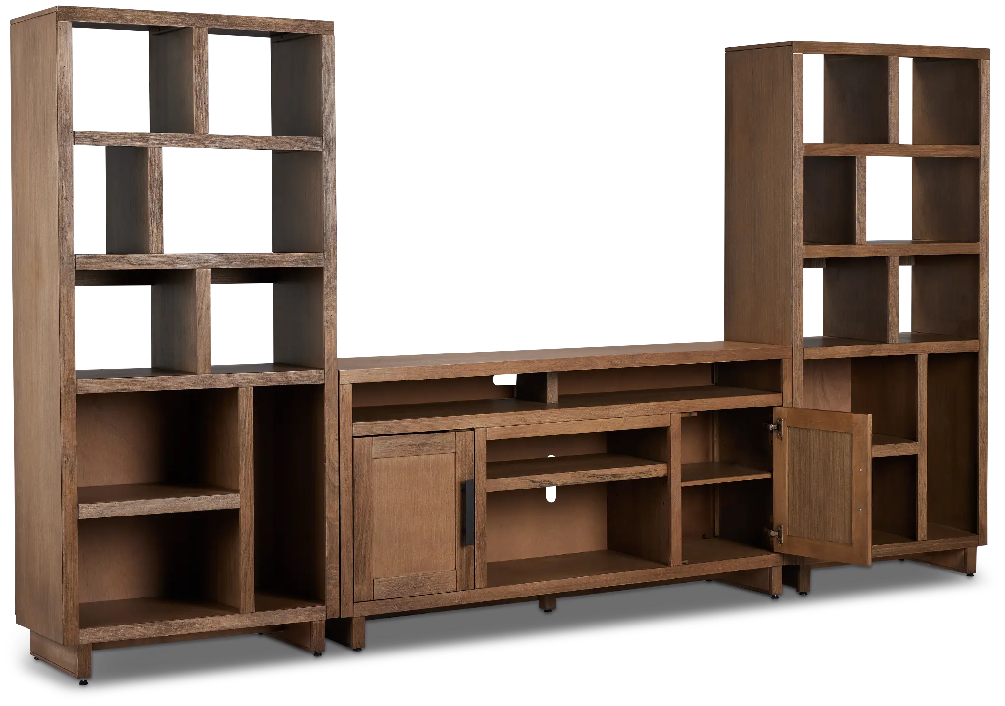 Richmond Light Tone 64" Open Pier Entertainment Wall Richmond Light Tone 64" Open Pier Entertainment Wall