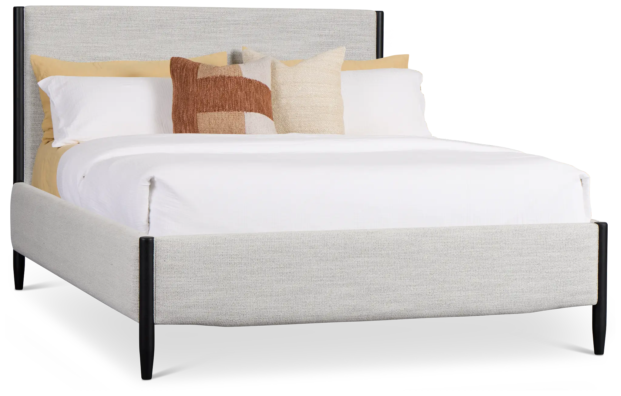 Stockton Black Uph Panel Bed Stockton Black Uph Panel Bed