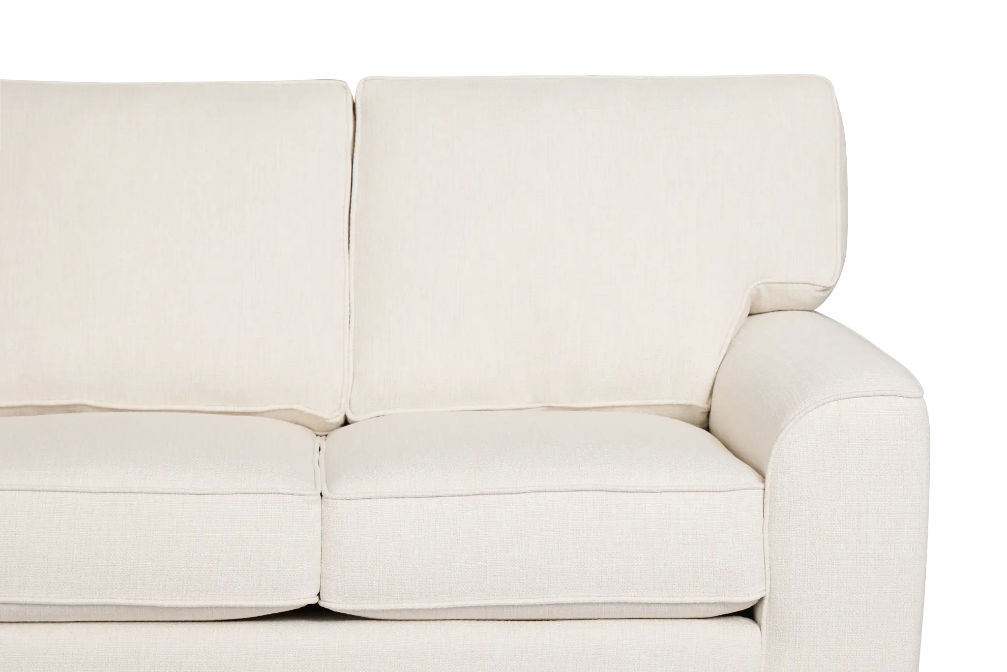 Sinclair Light Beige Fabric Large Two-arm Sectional Sinclair Light Beige Fabric Large Two-arm Sectional