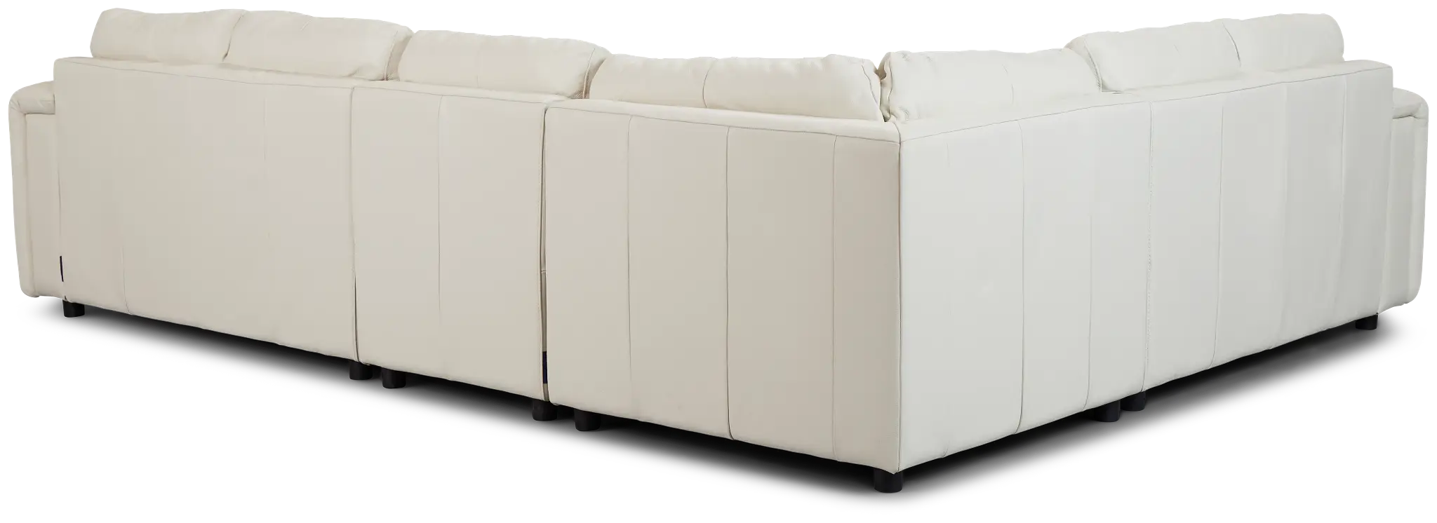 Rowan Light Beige Leather Medium Two-arm Sectional Rowan Light Beige Leather Medium Two-arm Sectional