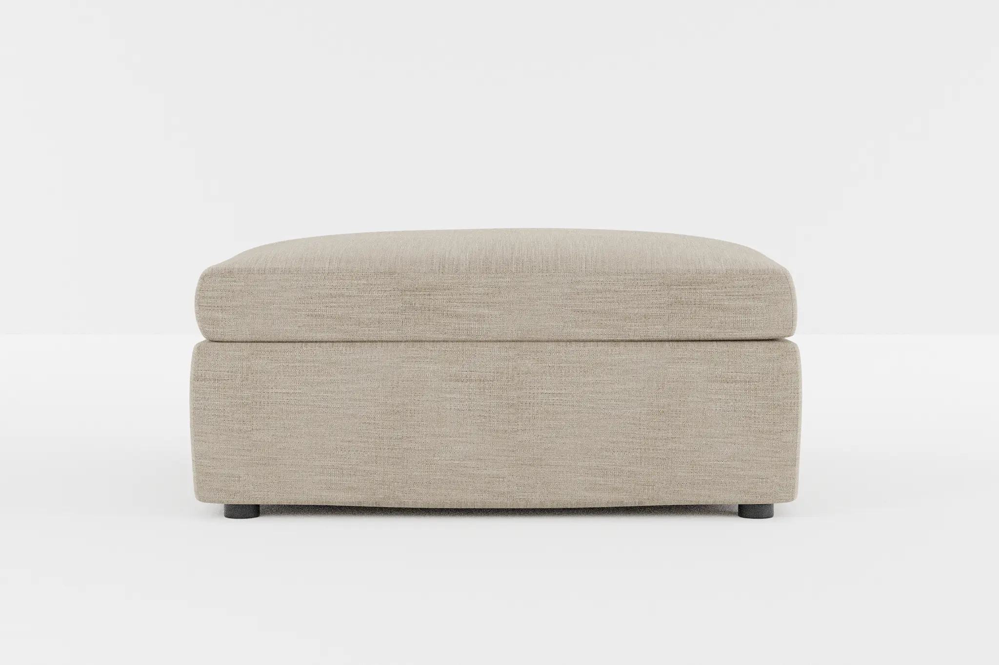 Destin Victory Taupe Fabric Cocktail Ottoman Destin Victory Taupe Fabric Cocktail Ottoman