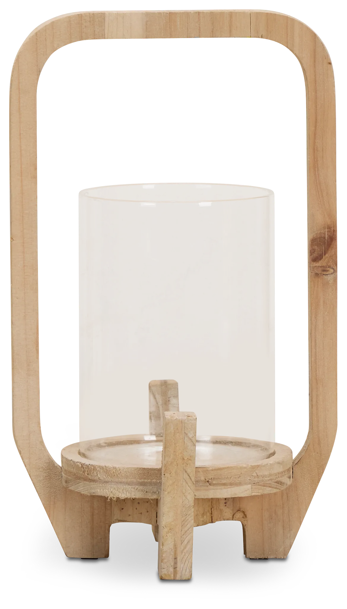 Lenora Beige Small Candle Holder