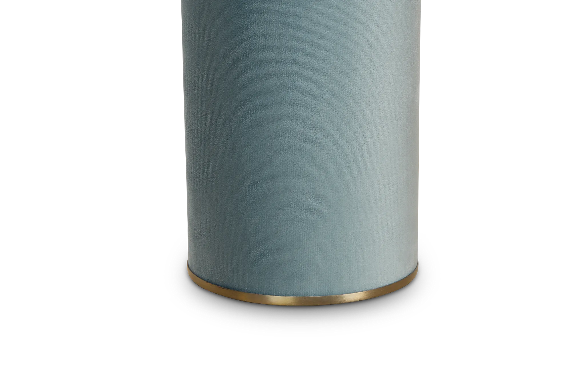 Luna Light Blue Velvet Table Lamp