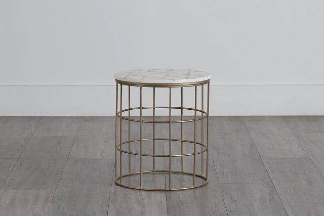 Arielle Marble Accent Table