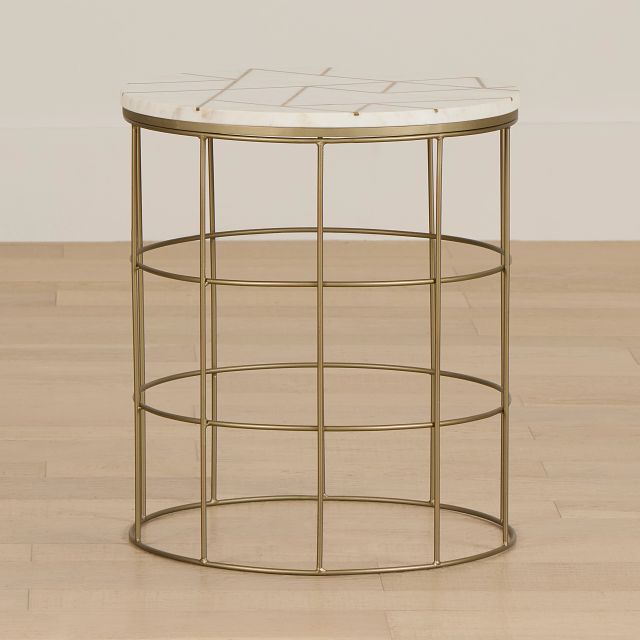 Arielle Marble Accent Table