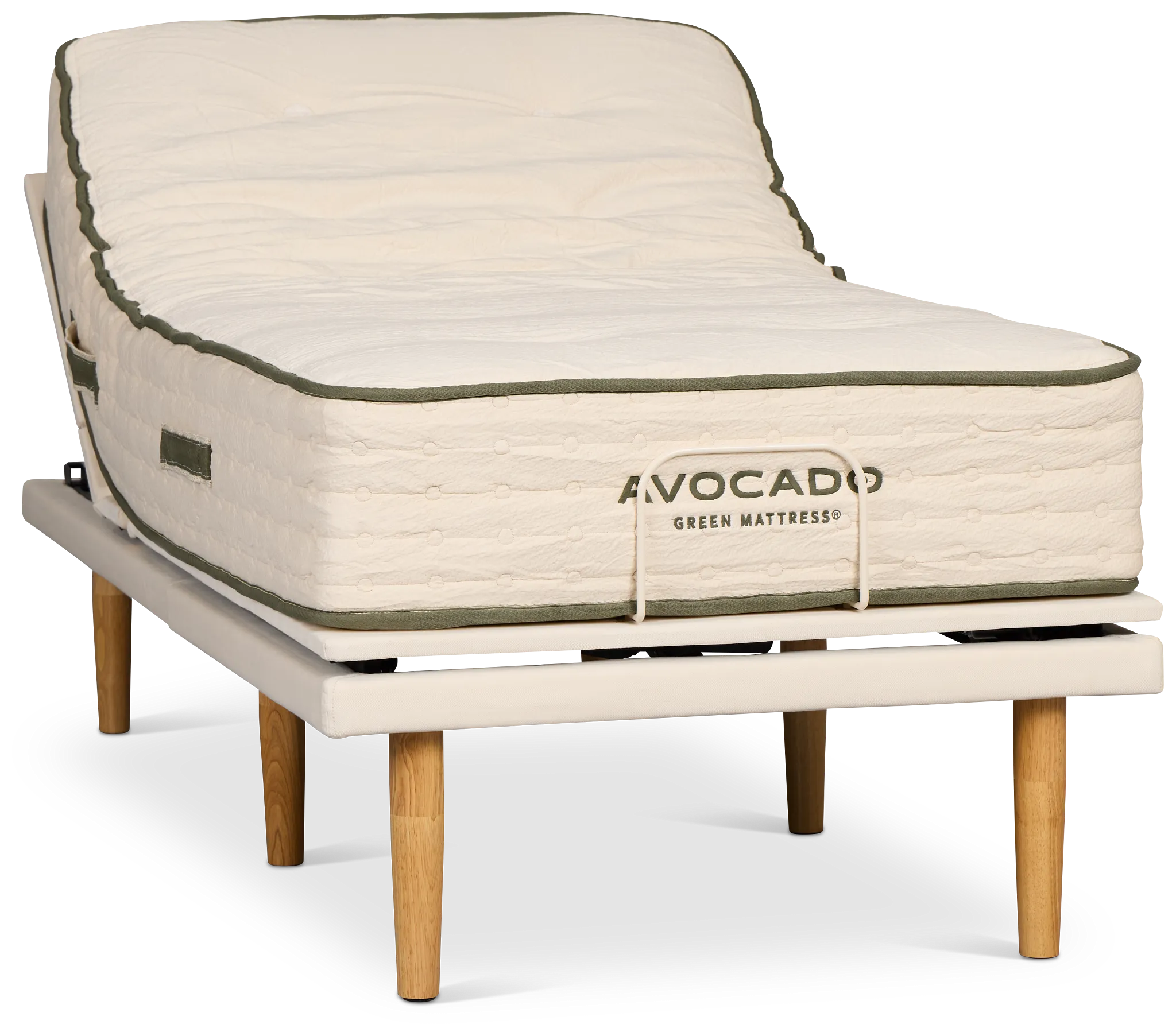 Avocado Green Firm Eco Plus Adjustable Base Mattress Set