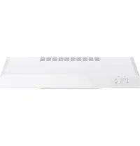 Ge 3240 Series White 24" Undercabinet Vent Hood